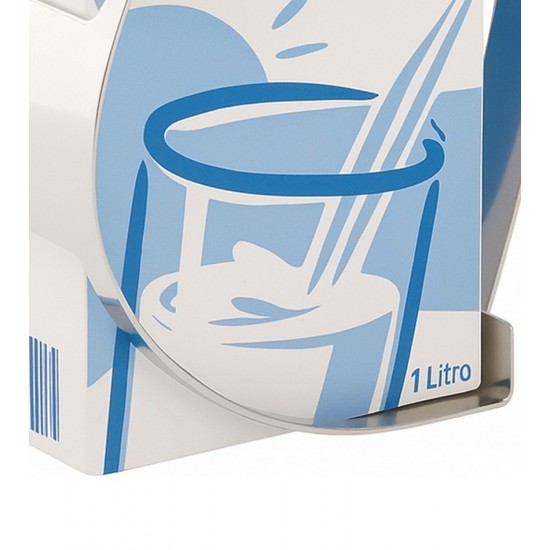 Suporte Aço Inox Para Caixa De Leite Forma Inox